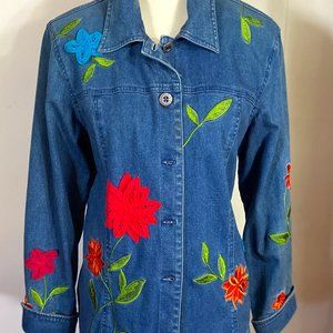 Susan Graver (QVC) Blue Jean Jacket Size Med. C52